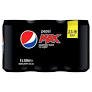 PEPSI MAX 6 PACK CANS PM 3.19 330ml